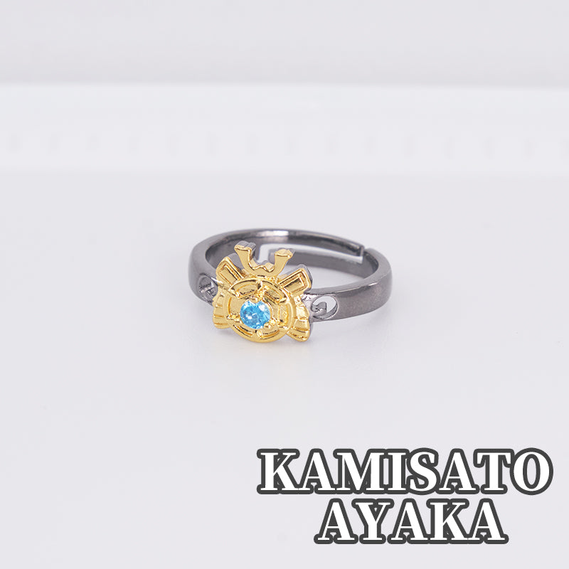 【Partially Ready For Ship】DokiDoki-R Game Genshin Impact  Cosplay Venti / Ayaka / Sangonomiya Kokom/Mona / Raiden Shogun/ Keqing / Kaeya / Scaramouche/ Tartaglia / Wanderer / Ganyu /Albedo /Kazuha / Rings accessory