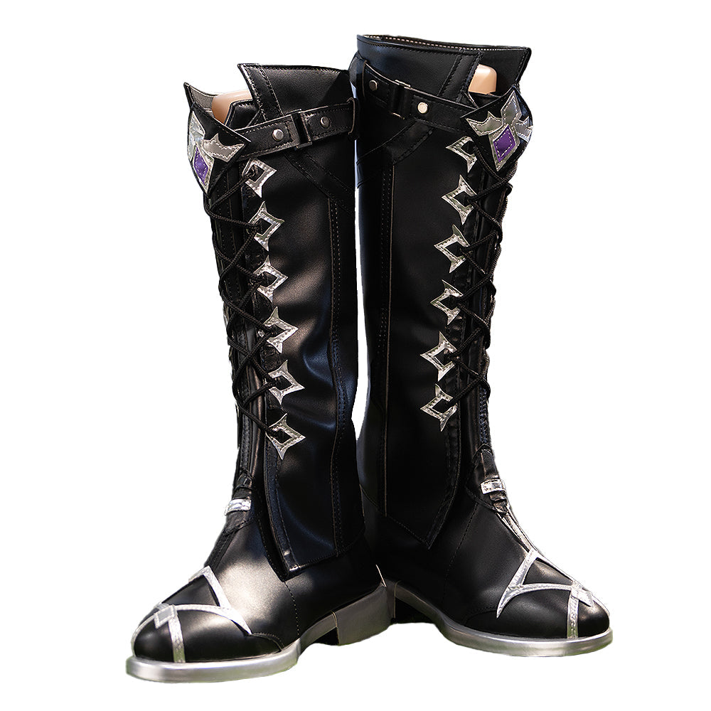 DokiDoki Game Genshin Impact Cosplay Flins Shoes Kyryll Chudomirovich Flins Song of the Welkin Moon
