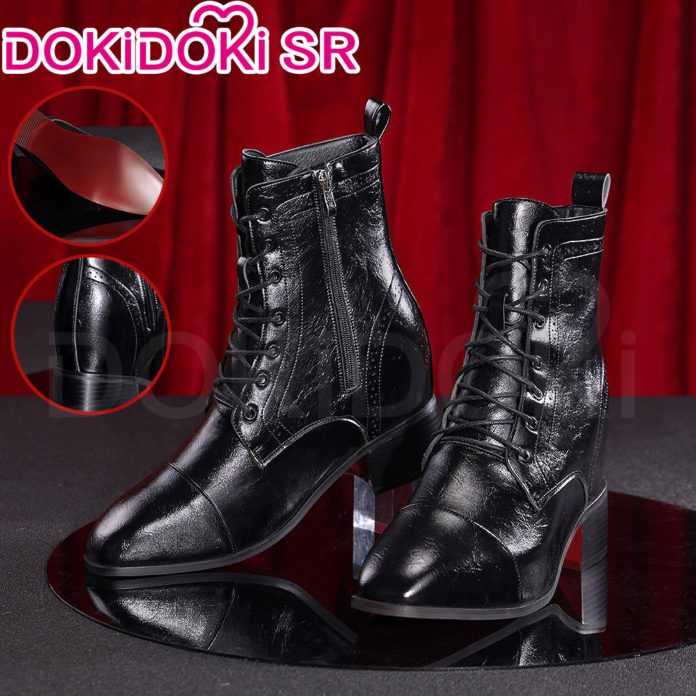 【Ready For Ship】【14CM】DokiDoki-SR Height Increasing Shoes / Elevator Shoes Red Sole Bottom Leather Shoes
