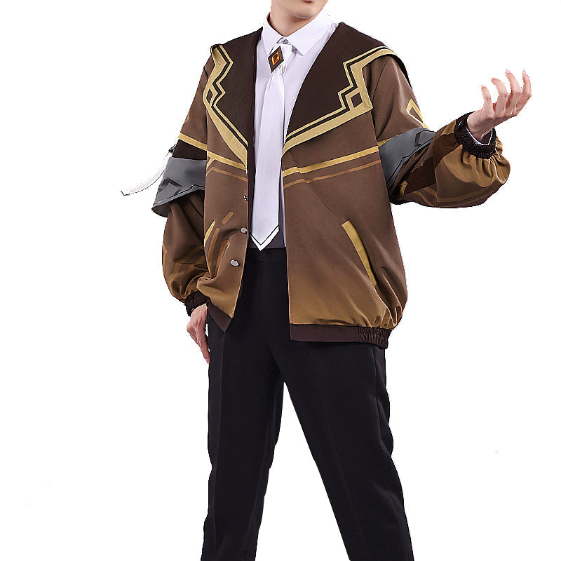 【Ready For Ship】【Last Batch】【Clearance Sale】DokiDoki-SR Game Genshin Impact Cosplay Zhongli Costume Casual Wear Zhong Li Coat