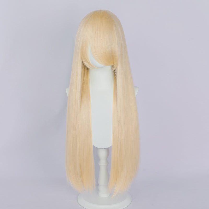 【Last Batch】【Ready For Ship】【Matte Wig】Dokidoki Universal Wig Pink/Red/Blond/Orange/Blue/Green/Purple/White 80 CM Long Straight Wig