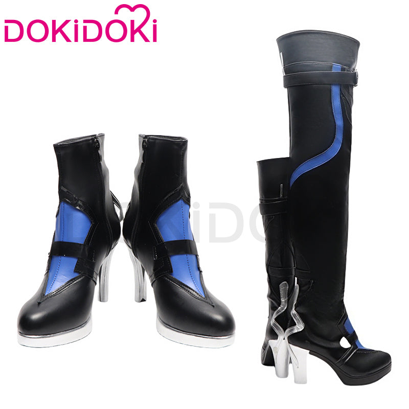 【In Stock】DokiDoki Game Honkai: Star Rail Cosplay Acheron Shoes