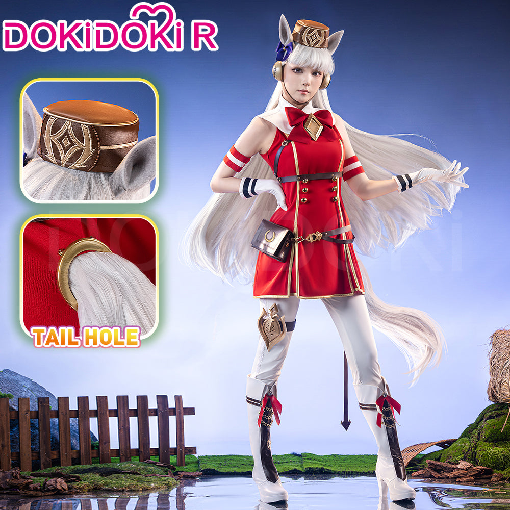 【Partially Ready For Ship】【Size XS-4XL】DokiDoki-R Anime Game Cosplay Costume Red