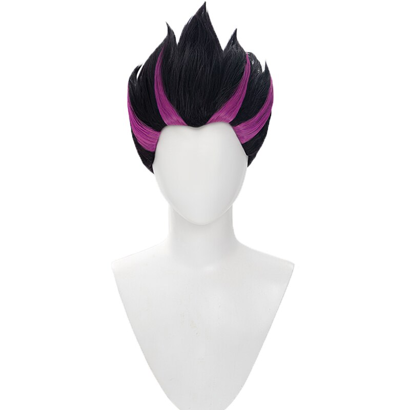 【Ready For Ship】DokiDoki Game Genshin Impact Cosplay Yakshas Bosacius Fushe Wig  Marshal Vritras Cosplay Wig Short