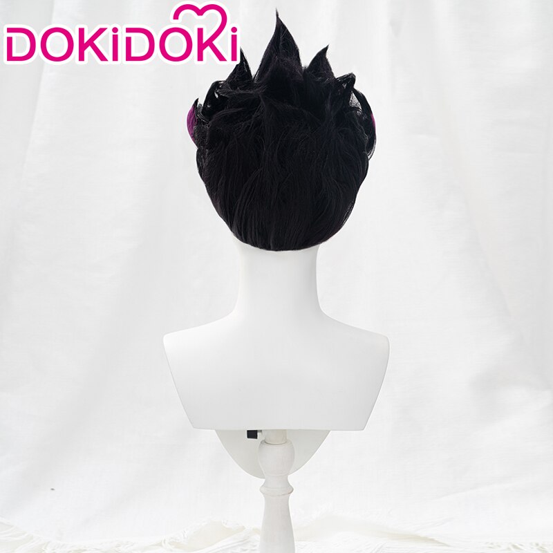 【Ready For Ship】DokiDoki Game Genshin Impact Cosplay Yakshas Bosacius Fushe Wig  Marshal Vritras Cosplay Wig Short