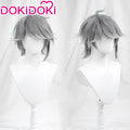 【Ready For Ship】DokiDoki Game Genshin Impact Wig Cosplay Al haitham Cosplay Wig Shu Sumeru Alhaitham Short Grey