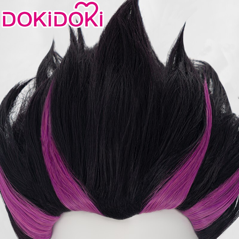 【Ready For Ship】DokiDoki Game Genshin Impact Cosplay Yakshas Bosacius Fushe Wig  Marshal Vritras Cosplay Wig Short