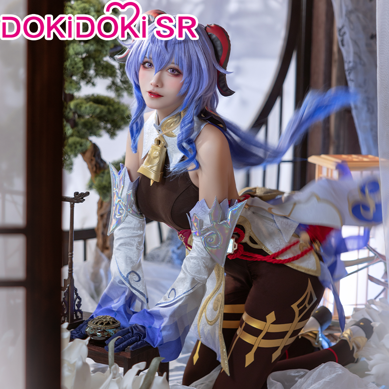 【Ready For Ship】DokiDoki-SR Game Genshin Impact Cosplay Gan Yu Costume Ganyu / Shoes