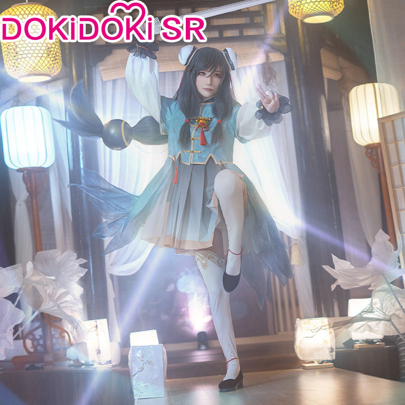 【In Stock】DokiDoki-SR Game Genshin Impact Cosplay Shenhe Costume Shen He Child Ver