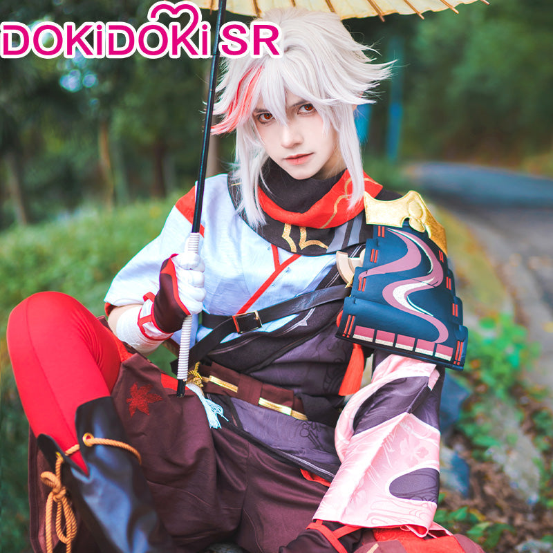 【Partially Ready For Ship】【Size S-2XL】DokiDoki-SR Game Genshin Impact Kazuha Cosplay Costume / Shoes  Men