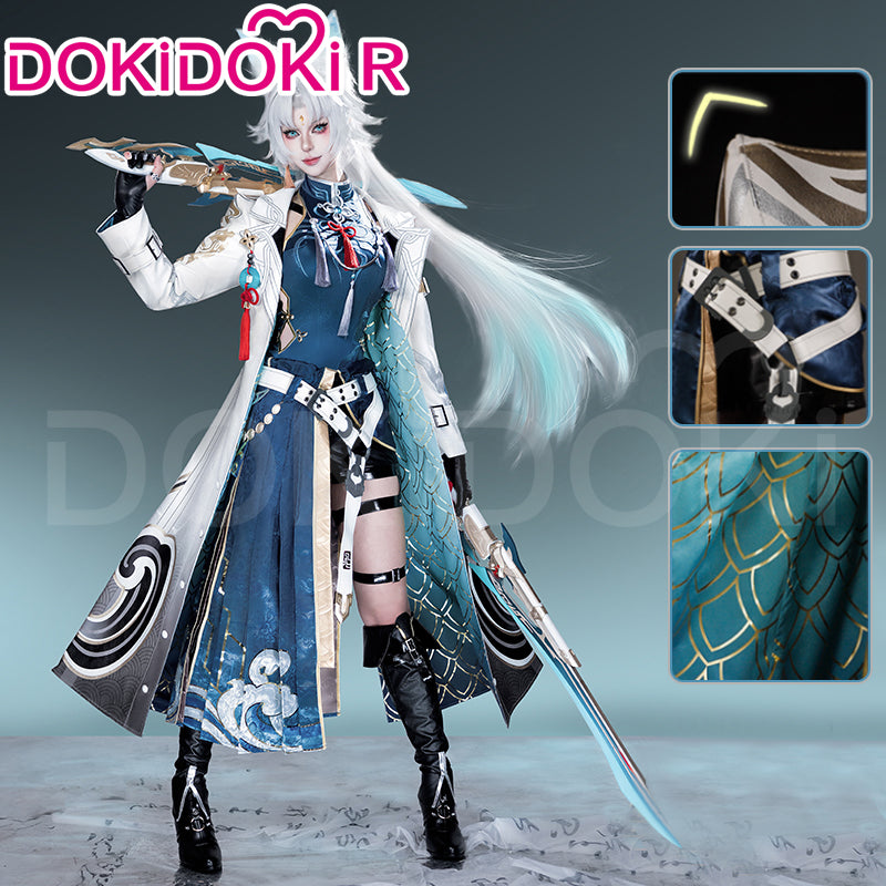 【Ready For Ship】【Size S-2XL】【Last Batch】DokiDoki-R Game Honkai: Star Rail Cosplay Feixiao Costume Fei Xiao
