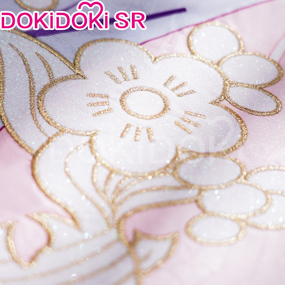 【Confirmed】$5 Deposit =10% OFF Coupon Honkai: Star Rail Cosplay Evanescia Lunar Blossoming SR Costume Size S-2XL DokiDoki