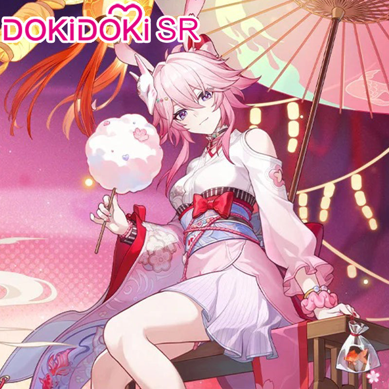【Confirmed】$5 Deposit =10% OFF Coupon Honkai: Star Rail Cosplay Evanescia Lunar Blossoming SR Costume Size S-2XL DokiDoki