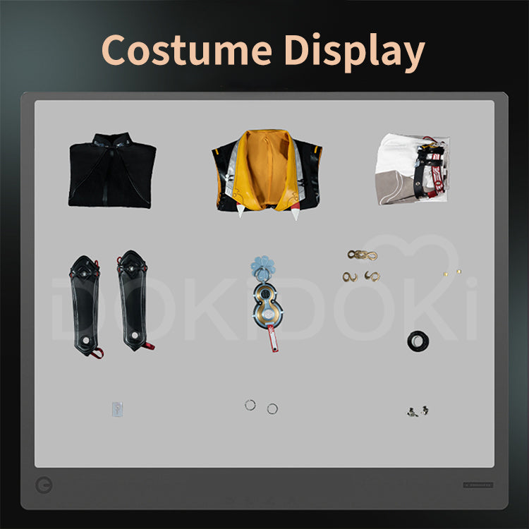 【Size S-2XL】DokiDoki-R Game Zenless Zone Zero Cosplay Ye Shiyuan Costume ZZZ Ye Shi Yuan