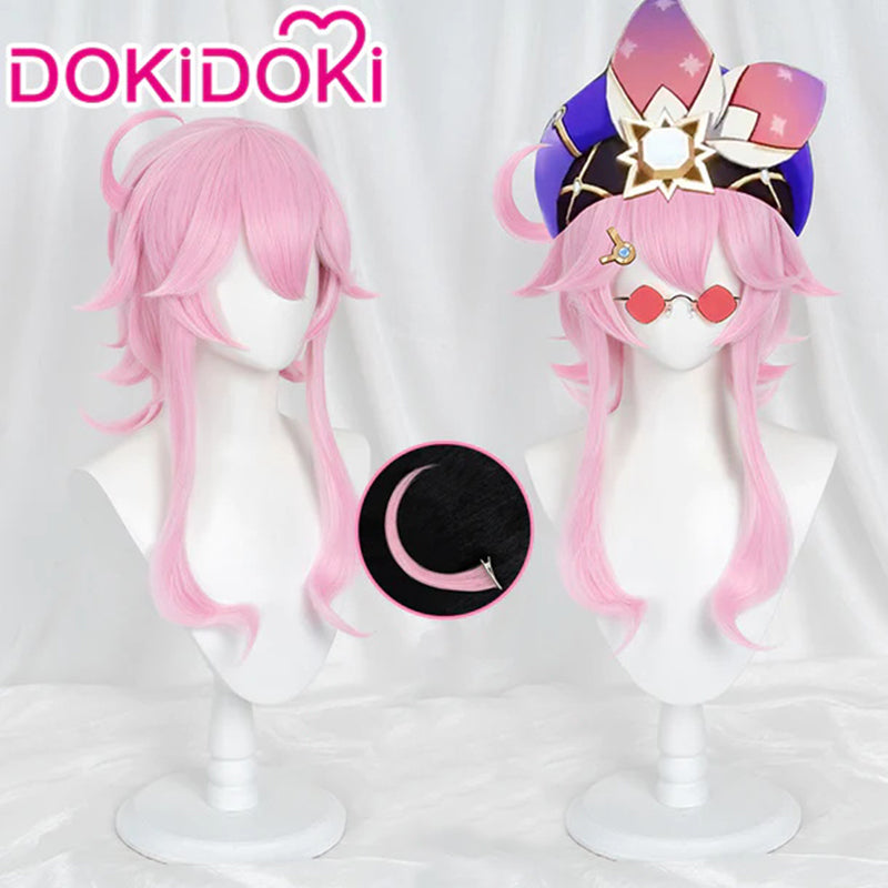 【Partially Ready For Ship】DokiDoki Game Genshin Impact  Wig Cosplay Dori Sumeru Glasses