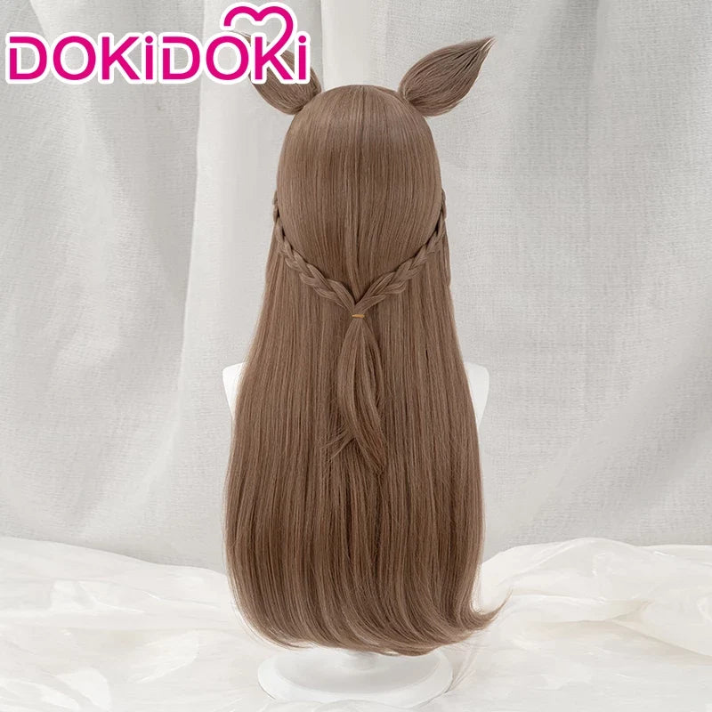 【Ready For Ship】DokiDoki Anime Cosplay Wig Long Straight Brown Hair