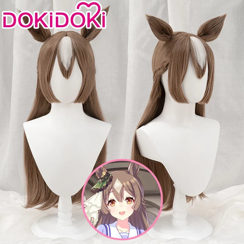 【Ready For Ship】DokiDoki Anime Cosplay Wig Long Straight Brown Hair