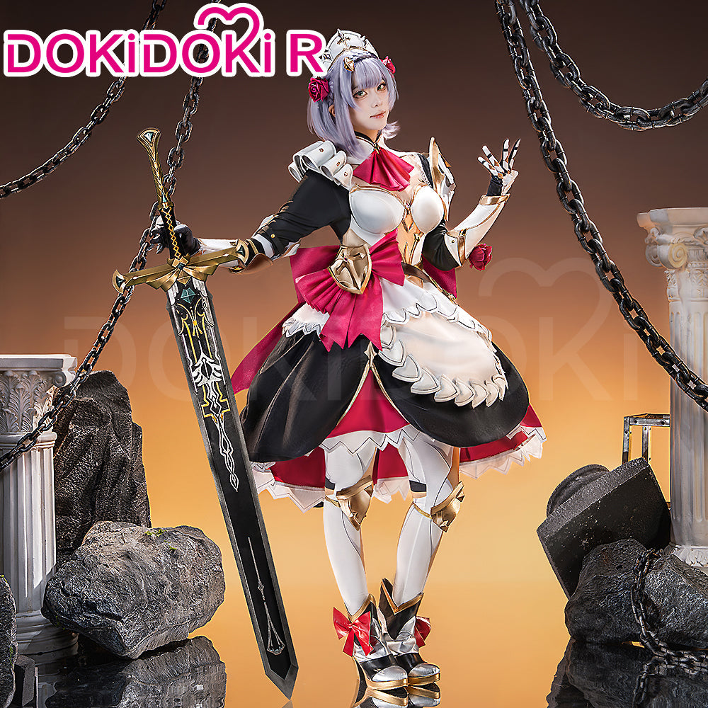 【Size S-2XL】DokiDoki-R Game Genshin Impact Cosplay Noelle Costume