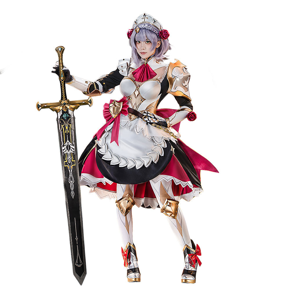 【Size S-2XL】DokiDoki-R Game Genshin Impact Cosplay Noelle Costume