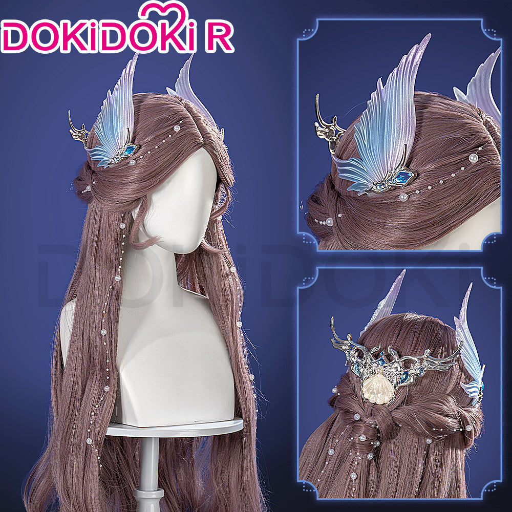DokiDoki-R Game Love and Deepspace Cosplay Protagonist MC Costume Deepsea Waves Submerged Eclipse Lemuria Sea God Mistsea Lament Rafayel