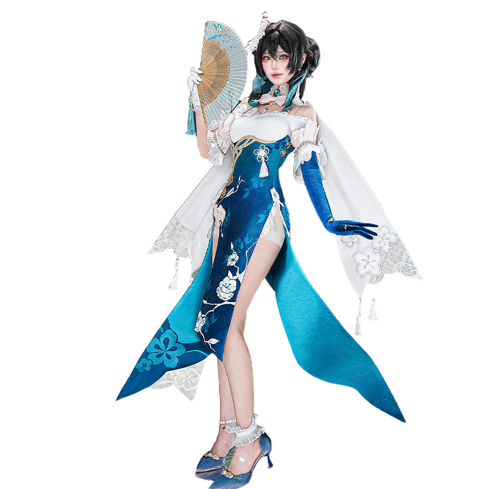 【In Stock】【Size XS-XL】DokiDoki-R Honkai: Star Rail Cosplay Ruan Mei Costume Plumblossom Letter Ruanmei