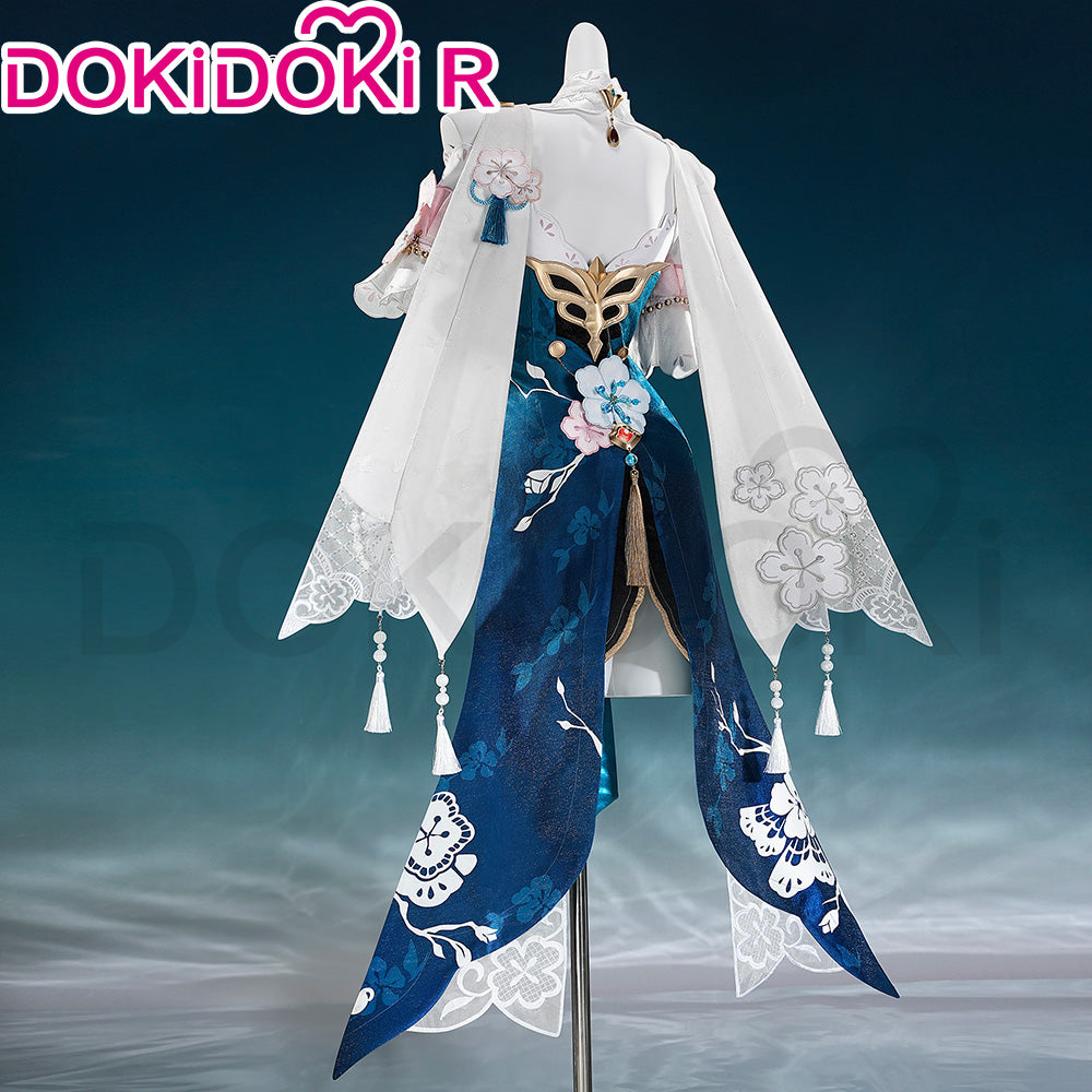 【In Stock】【Size XS-XL】DokiDoki-R Honkai: Star Rail Cosplay Ruan Mei Costume Plumblossom Letter Ruanmei