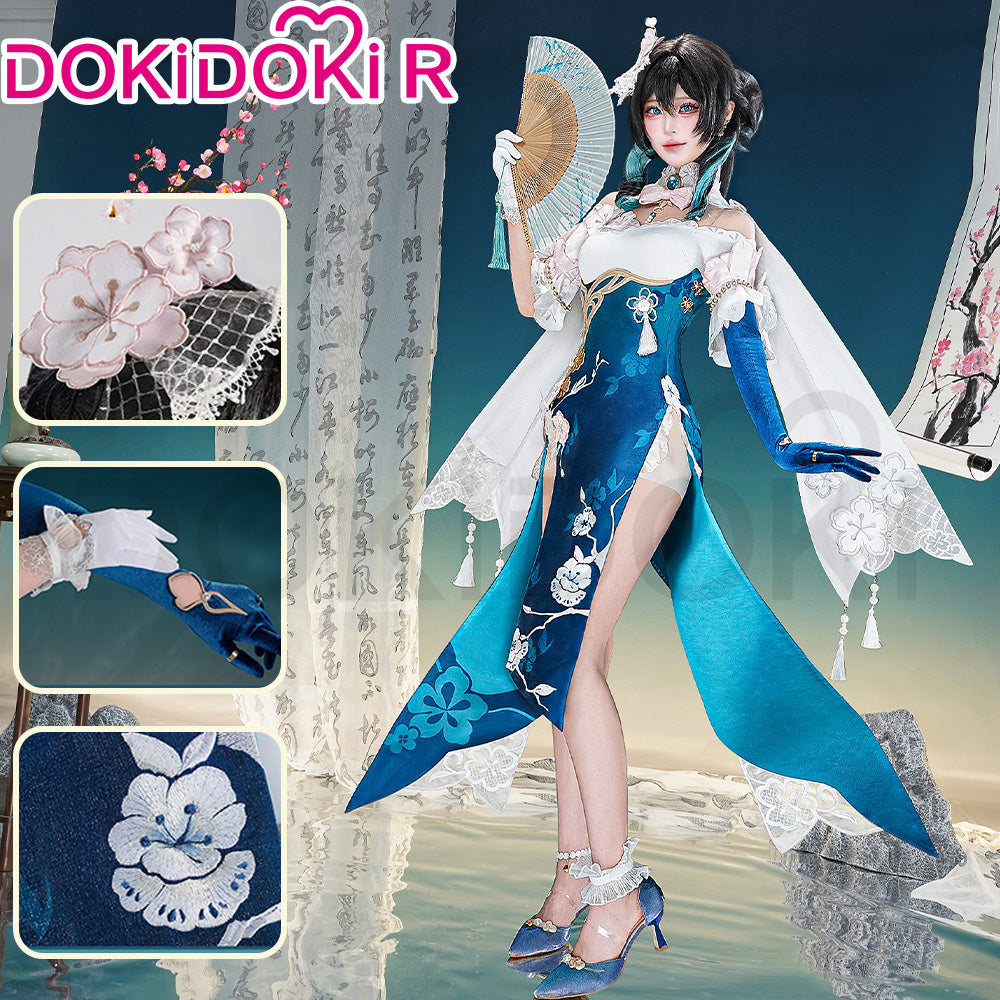 【In Stock】【Size XS-XL】DokiDoki-R Honkai: Star Rail Cosplay Ruan Mei Costume Plumblossom Letter Ruanmei