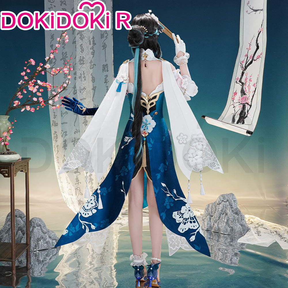 【In Stock】【Size XS-XL】DokiDoki-R Honkai: Star Rail Cosplay Ruan Mei Costume Plumblossom Letter Ruanmei