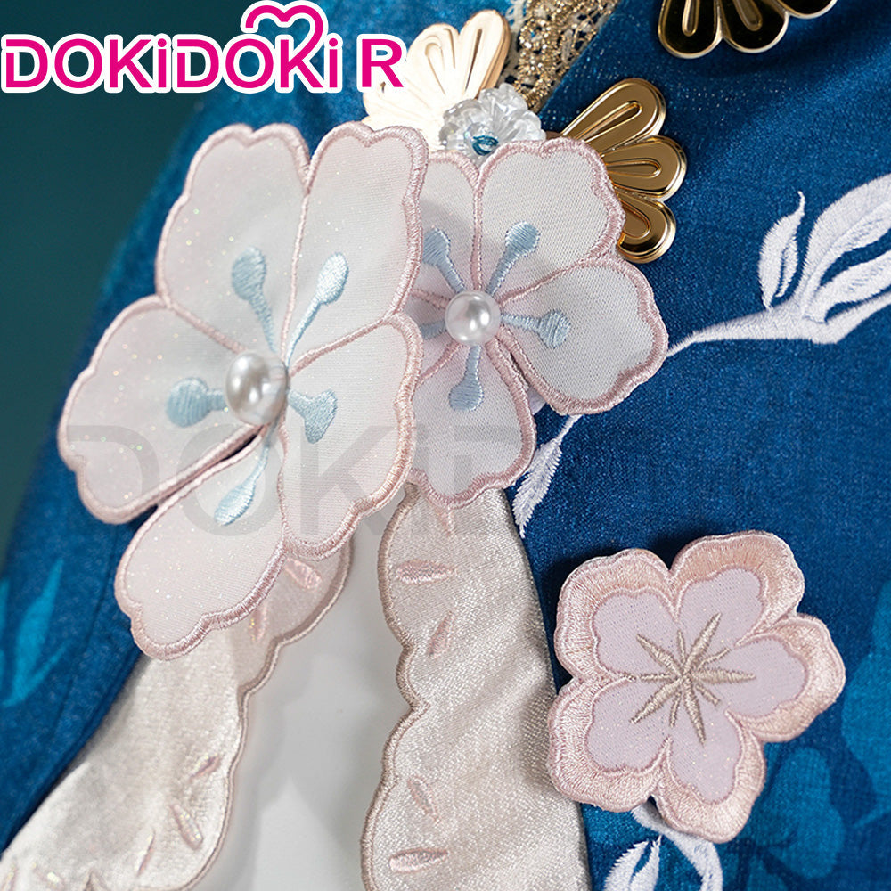 【In Stock】【Size XS-XL】DokiDoki-R Honkai: Star Rail Cosplay Ruan Mei Costume Plumblossom Letter Ruanmei