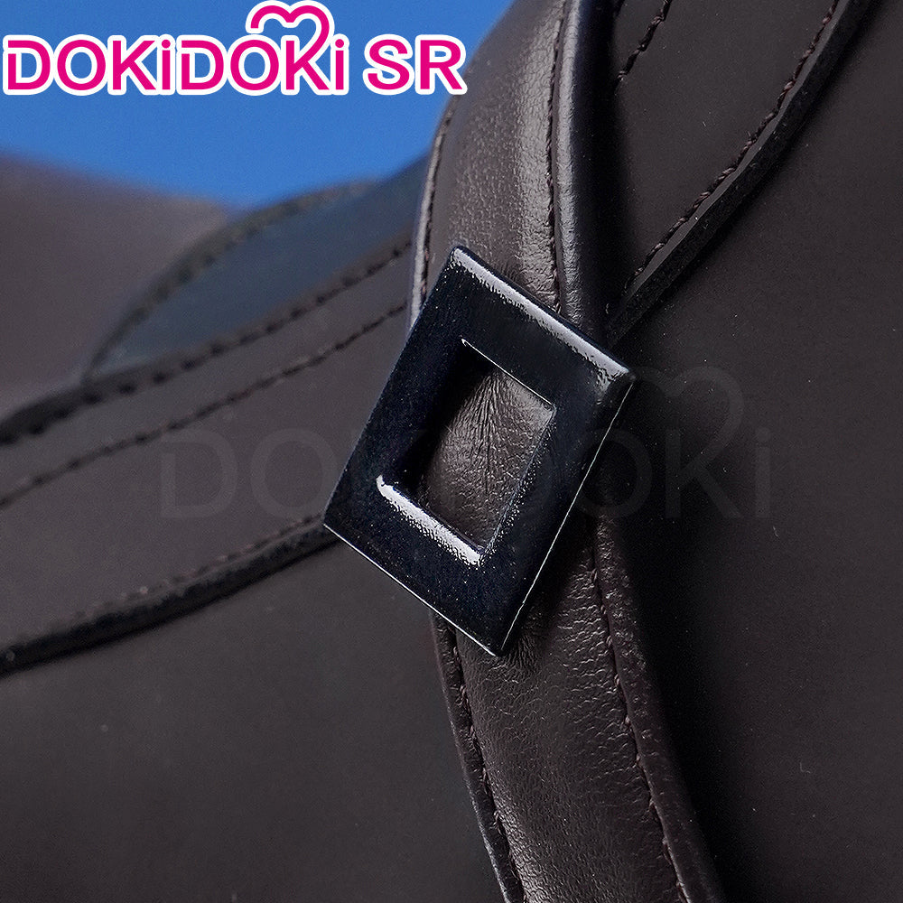 DokiDoki-SR Game Genshin Impact Cosplay Traveler Lumine Shoes Ying Night Hunt in Snow Snezhnaya