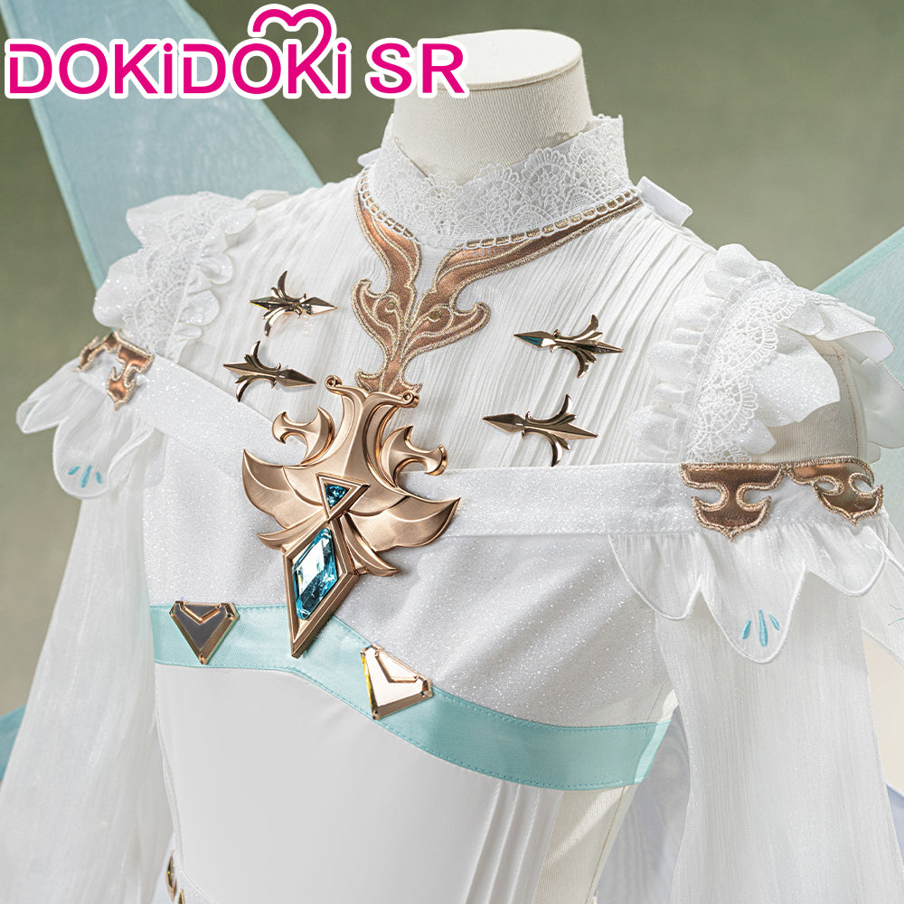 DokiDoki-SR Game Genshin Impact Cosplay Venti Costume Barbatos Anemo Sprite Little Elf