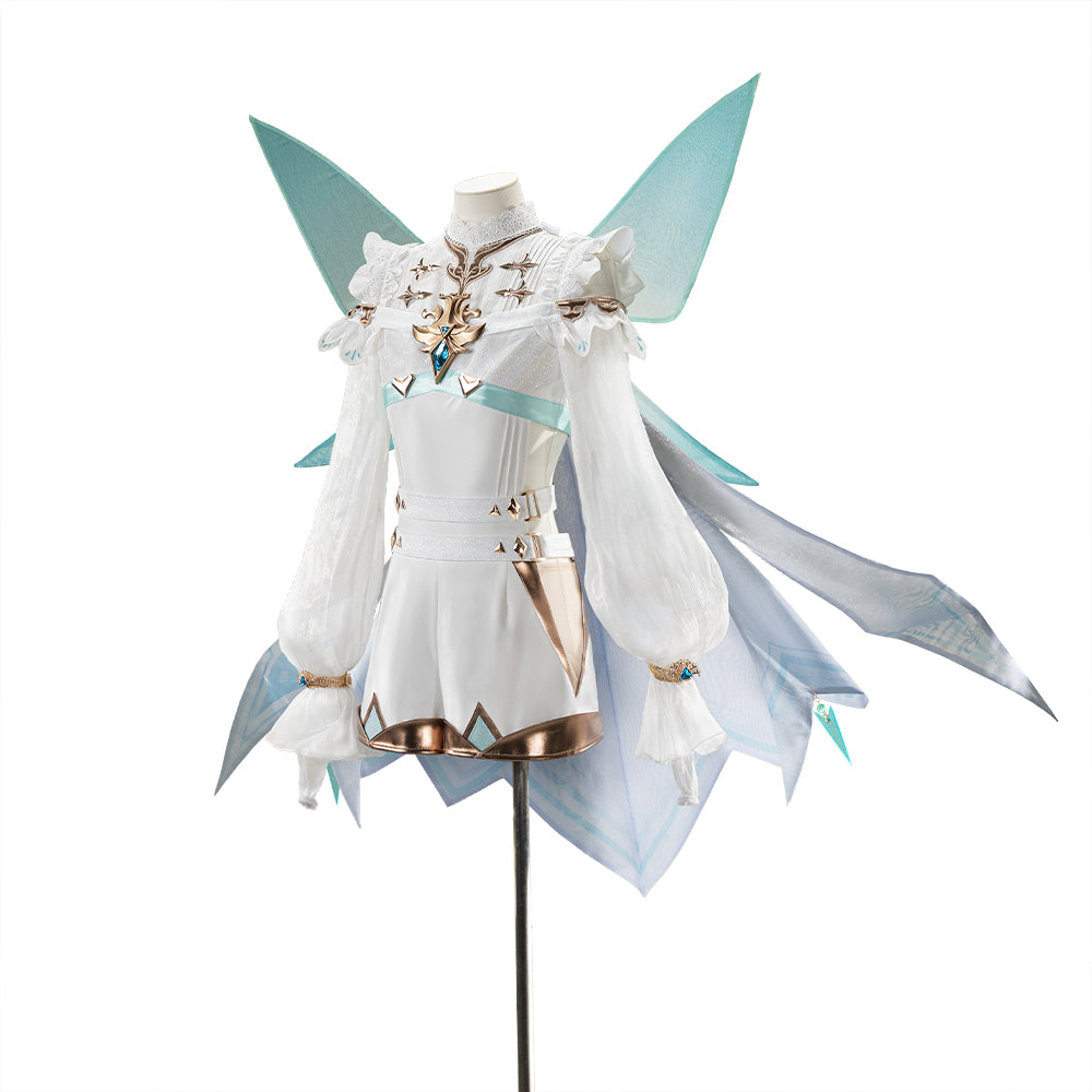 DokiDoki-SR Game Genshin Impact Cosplay Venti Costume Barbatos Anemo Sprite Little Elf