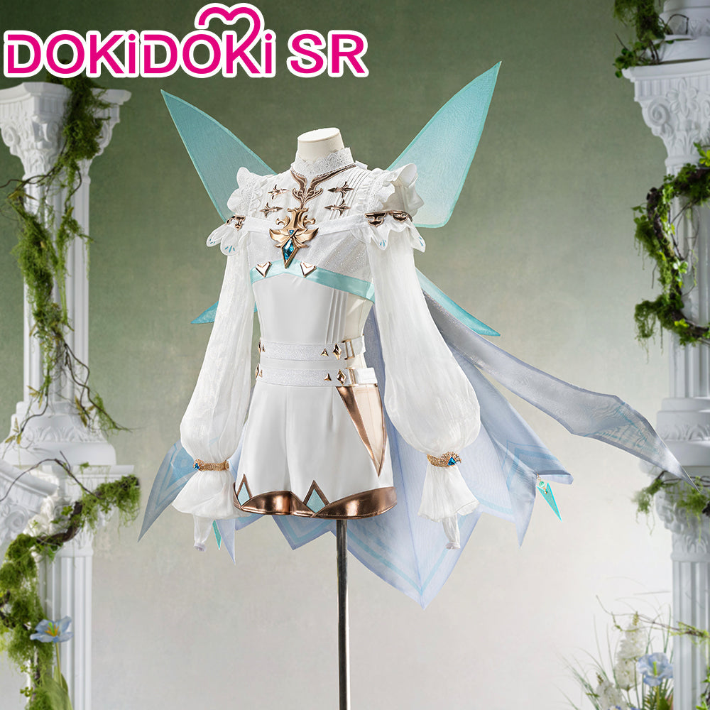 DokiDoki-SR Game Genshin Impact Cosplay Venti Costume Barbatos Anemo Sprite Little Elf