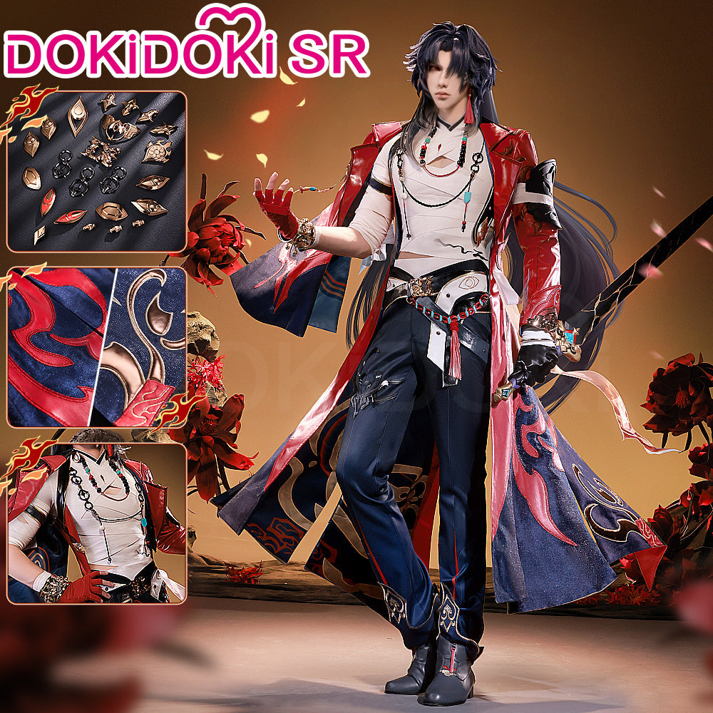 【Size S-2XL】DokiDoki-SR Game Honkai: Star Rail Cosplay Mortenax Blade Costume Blade SP Planarcadia