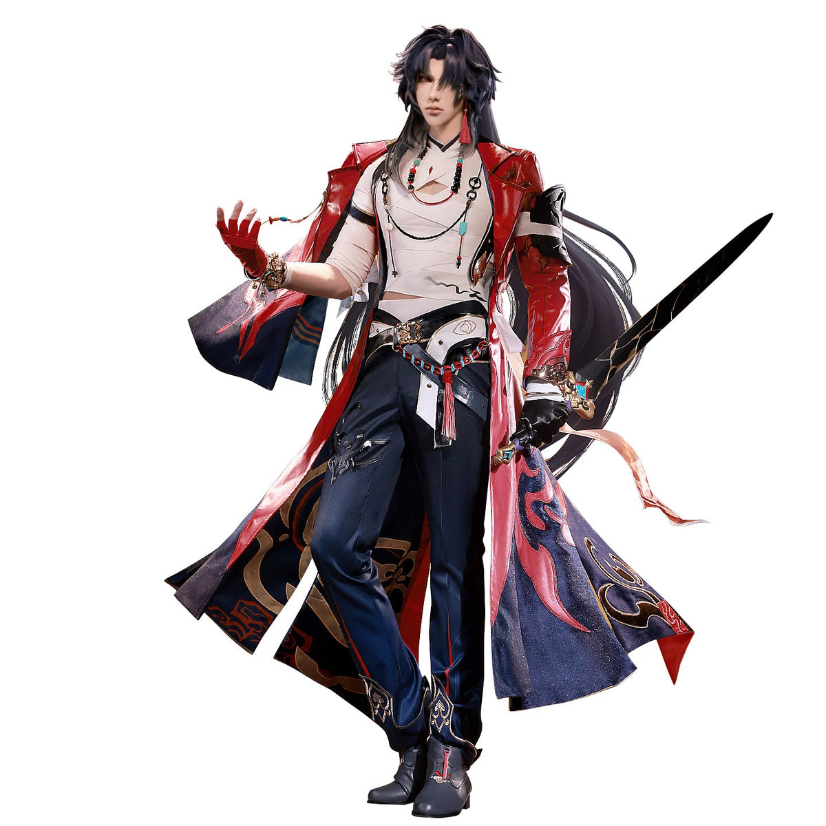 【Size S-2XL】DokiDoki-SR Game Honkai: Star Rail Cosplay Mortenax Blade Costume Blade SP Planarcadia