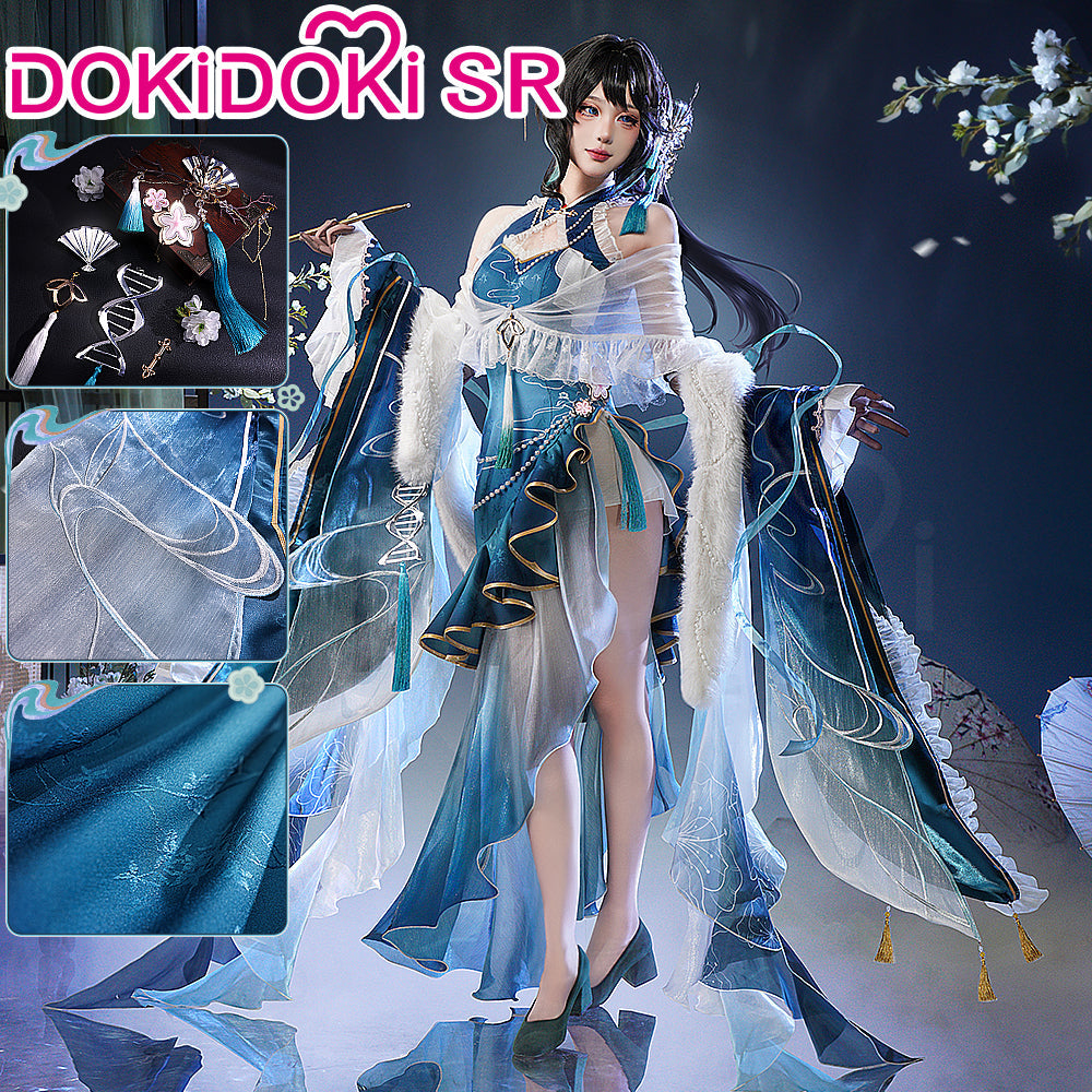 DokiDoki-SR Game Honkai: Star Rail Cosplay Ruan Mei Costume Plumfall Melody Doujin Ruanmei