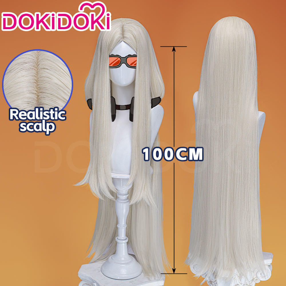 【Ready For Ship】【100 CM】DokiDoki Anime GACHIAKUTA Cosplay August Stilza Wig Long Straight Blonde Hair