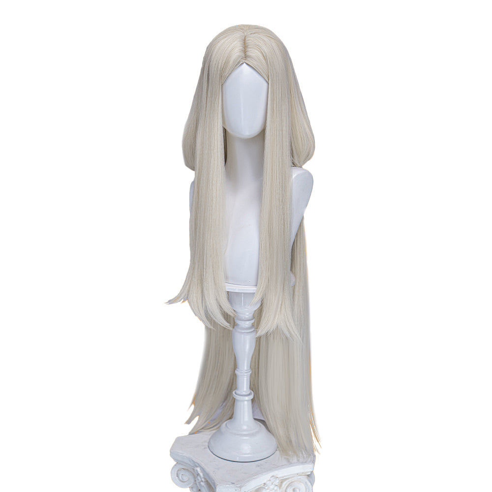 【Ready For Ship】【100 CM】DokiDoki Anime GACHIAKUTA Cosplay August Stilza Wig Long Straight Blonde Hair