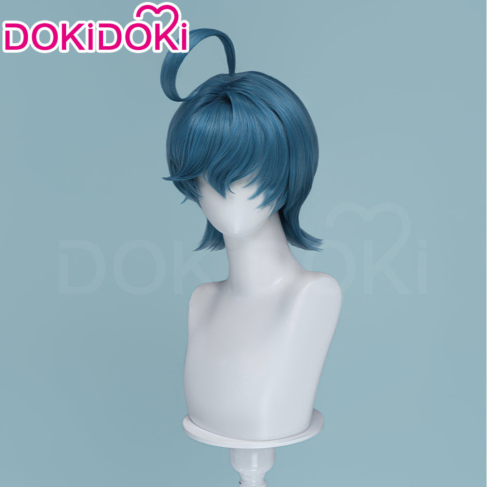【Ready For Ship】DokiDoki Anime GACHIAKUTA Cosplay Cthoni Andor Wig Short Blue Hair