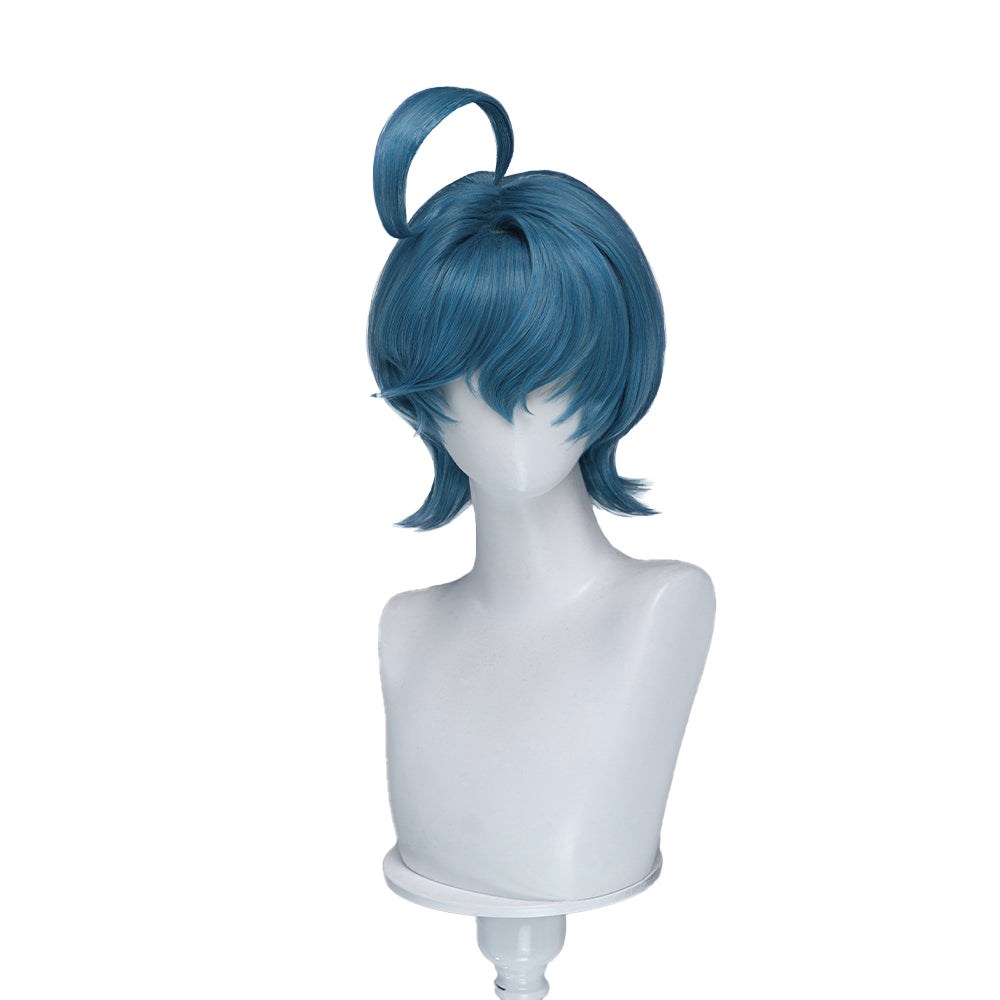 【Ready For Ship】DokiDoki Anime GACHIAKUTA Cosplay Cthoni Andor Wig Short Blue Hair