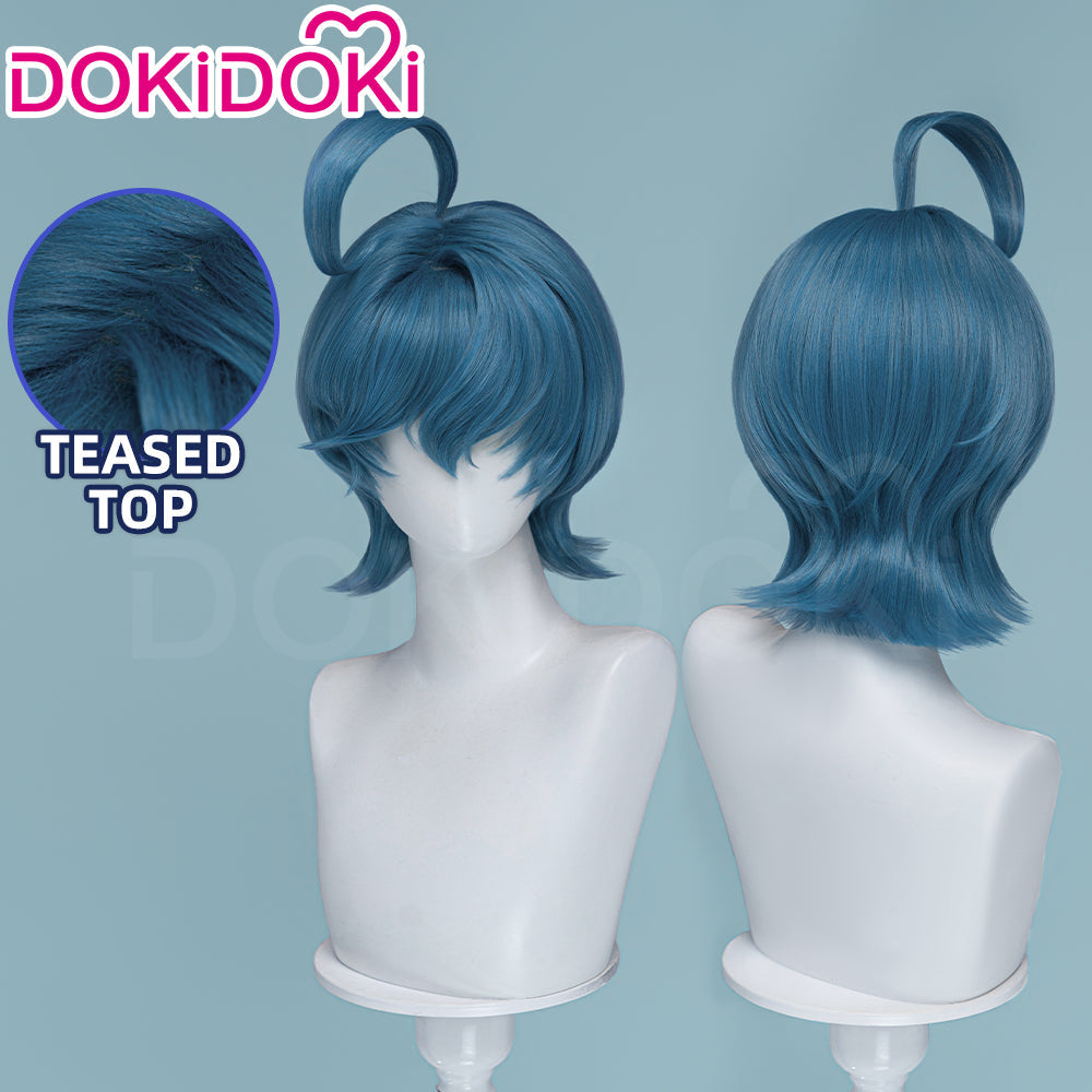 【Ready For Ship】DokiDoki Anime GACHIAKUTA Cosplay Cthoni Andor Wig Short Blue Hair
