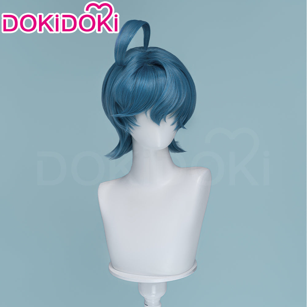 【Ready For Ship】DokiDoki Anime GACHIAKUTA Cosplay Cthoni Andor Wig Short Blue Hair