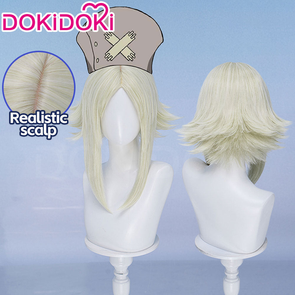 【Ready For Ship】DokiDoki Anime GACHIAKUTA Cosplay Eishia Stilza Wig Short Blonde Hair