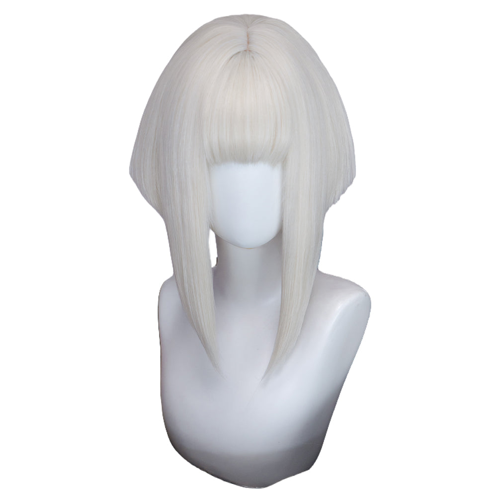 【Ready For Ship】DokiDoki Anime GACHIAKUTA Cosplay Hyo Wig Long Straight White Hair