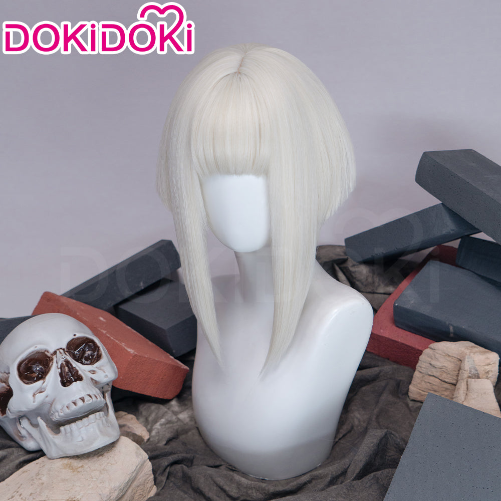 【Ready For Ship】DokiDoki Anime GACHIAKUTA Cosplay Hyo Wig Long Straight White Hair