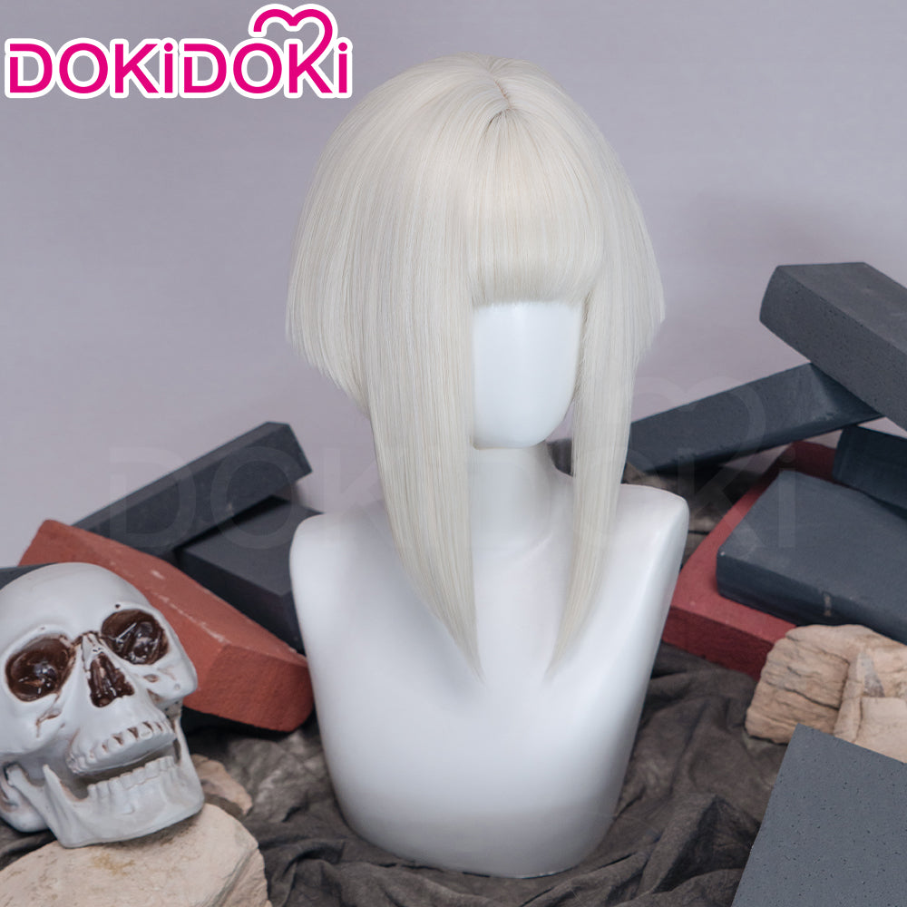 【Ready For Ship】DokiDoki Anime GACHIAKUTA Cosplay Hyo Wig Long Straight White Hair