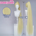 【120 CM】DokiDoki Anime GACHIAKUTA Cosplay Noerde Hew Amozo Wig Long Straight Blonde Hair Ponytail