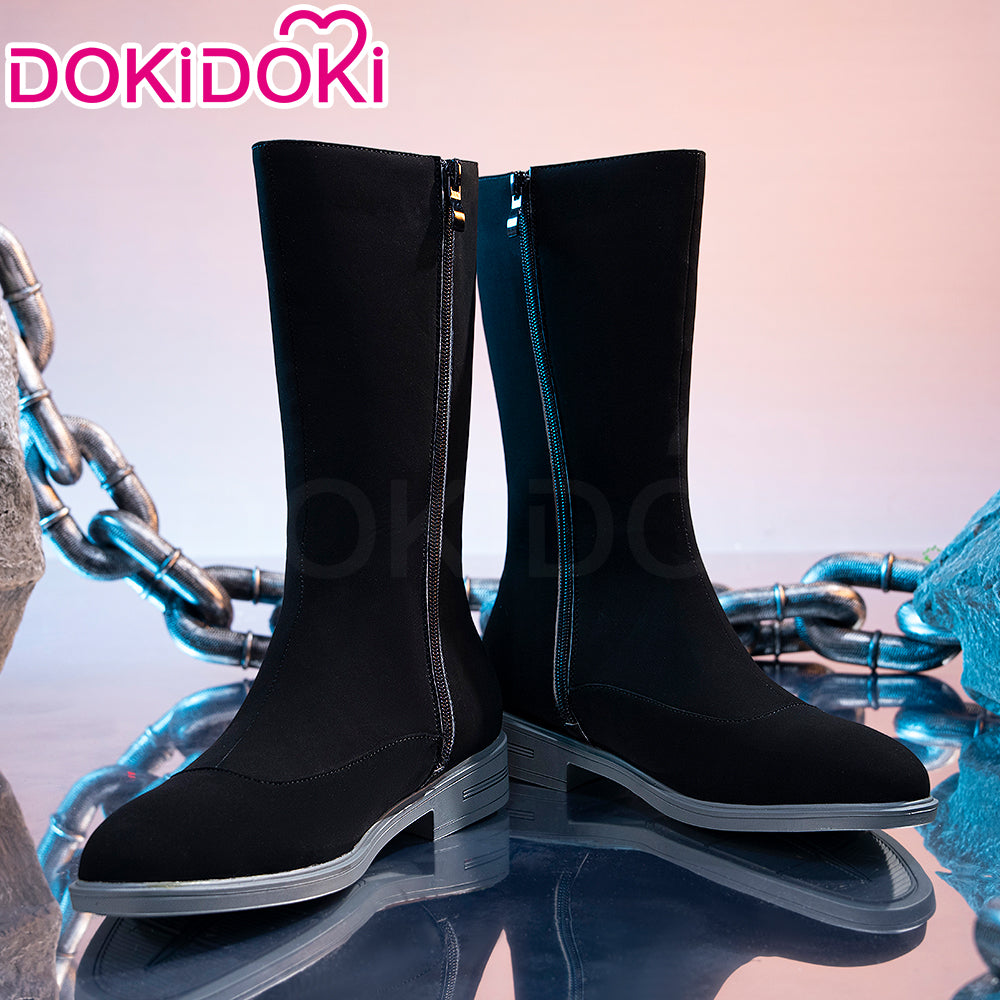 DokiDoki Anime GACHIAKUTA Cosplay Zanka Shoes Black Boots