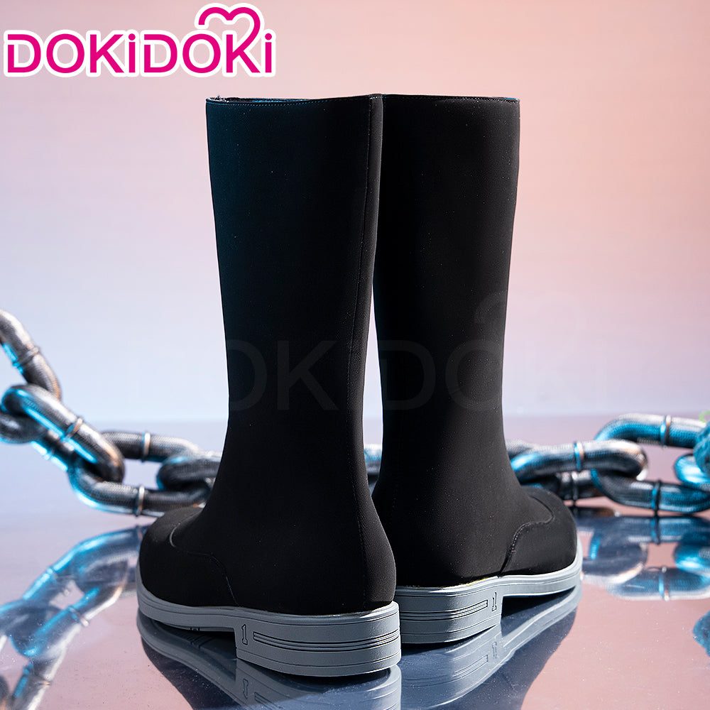 DokiDoki Anime GACHIAKUTA Cosplay Zanka Shoes Black Boots