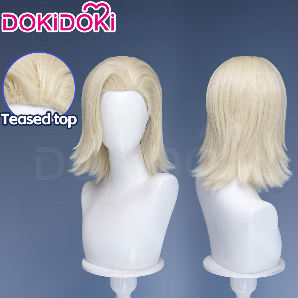 DokiDoki Anime Manga GACHIAKUTA Cosplay Gris Rubion Wig Short Blonde Hair